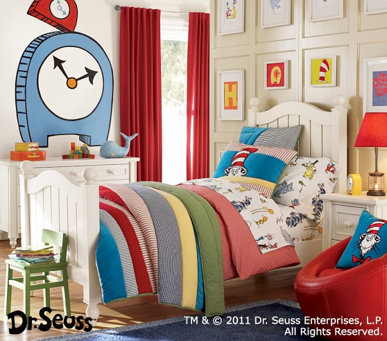 dr seuss crib bedding pottery barn