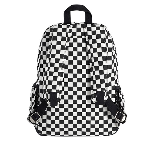 checkerboard bookbag