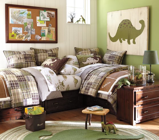 pottery barn kids dinosaur sheets