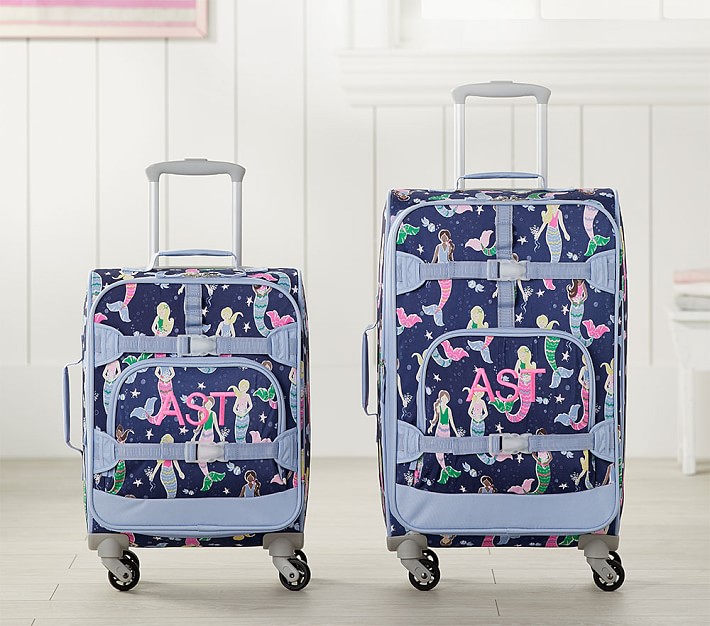 mermaid rolling luggage