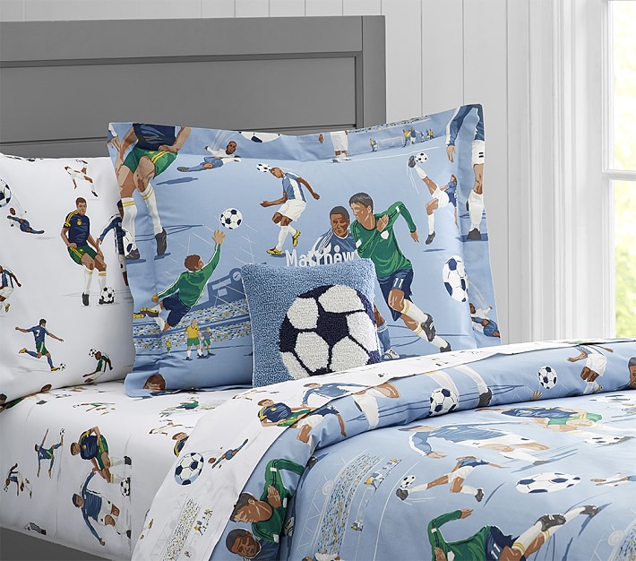 Vintage Soccer Kids Duvet Cover Pottery Barn - Soccer Bedding Queen Vintage Soccer Kids Duvet Cover Pottery Barn - Soccer Bedding Queen