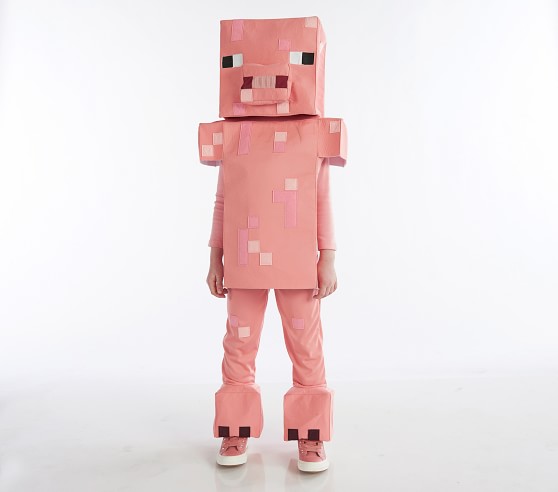 Minecraft Pig Kids Halloween Costume Pottery Barn Kids - roblox piggy costume ideas