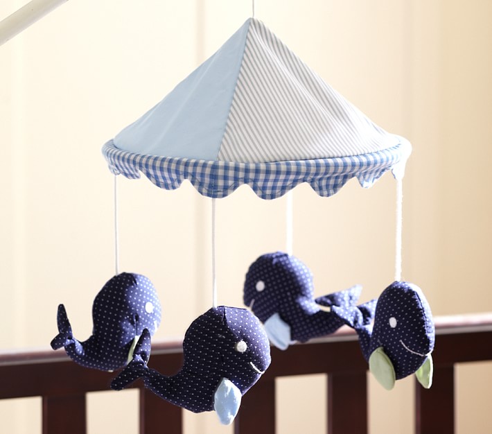 whale mobile for crib