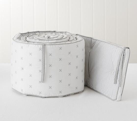 pottery barn bumper pads