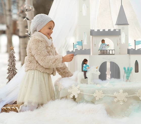 pottery barn castle dollhouse