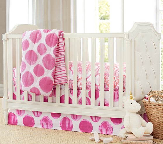 watercolor nursery bedding