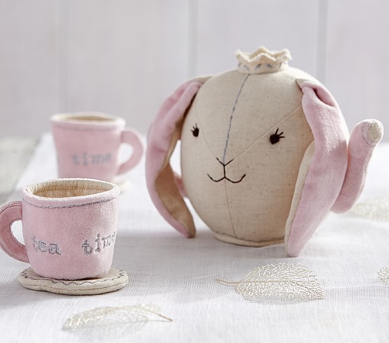 plush tea set