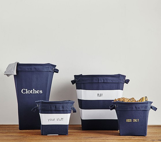 pottery barn kids storage baskets