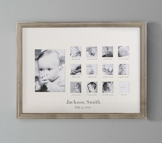 one year baby frame