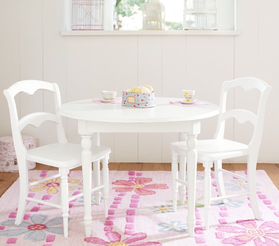 pottery barn kids table and chairs