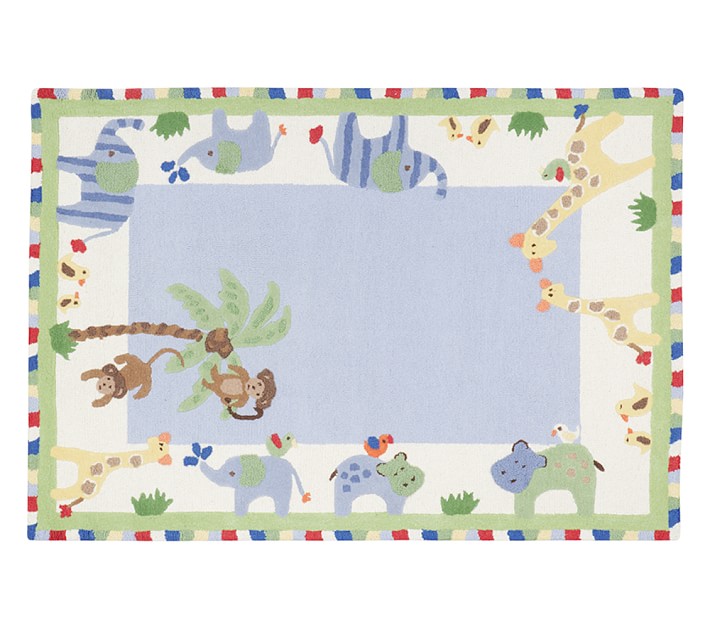 jungle nursery rug
