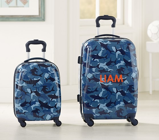 kids camo suitcase