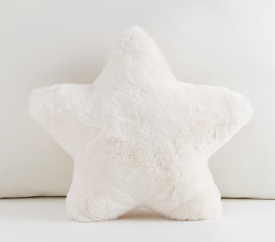 Fur Star Kids Pillow | Pottery Barn Kids