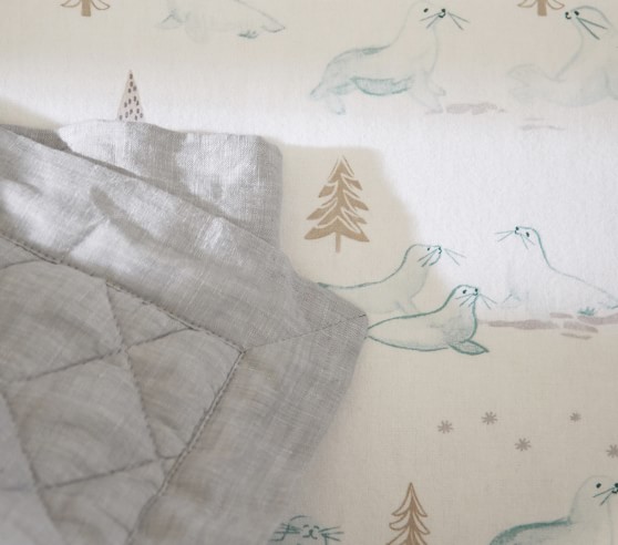 winter crib sheets
