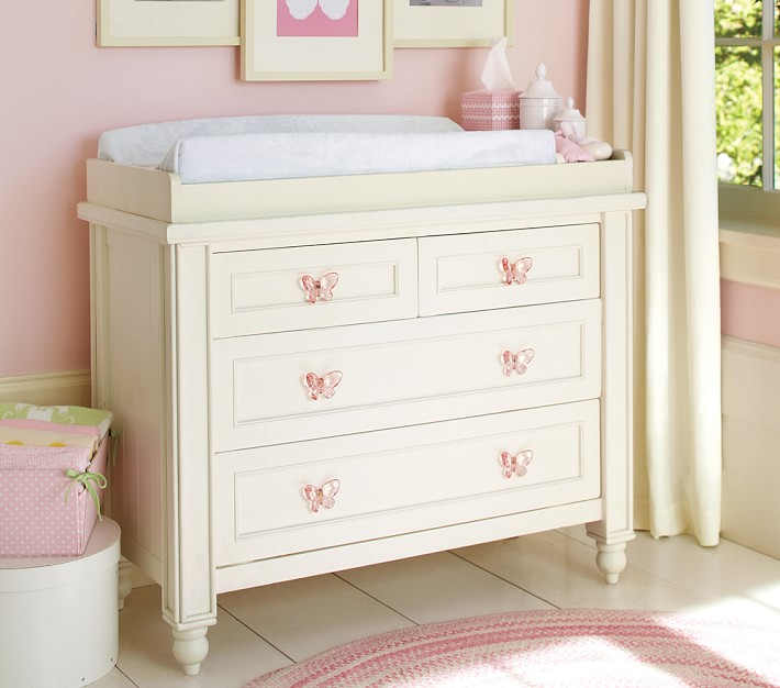 converting dresser to changing table