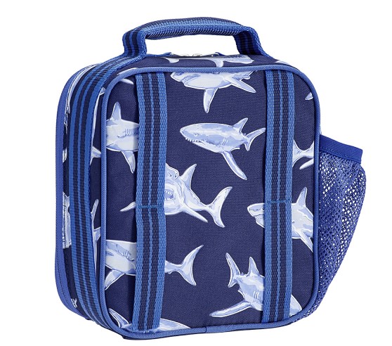 pottery barn shark lunch box