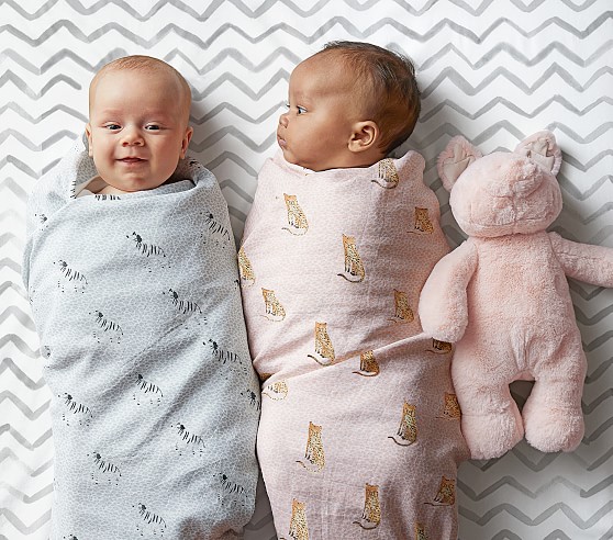 pottery barn kids swaddle