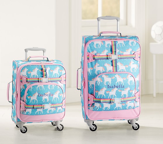 large unicorn suitcase