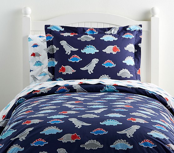 pottery barn dinosaur bedding
