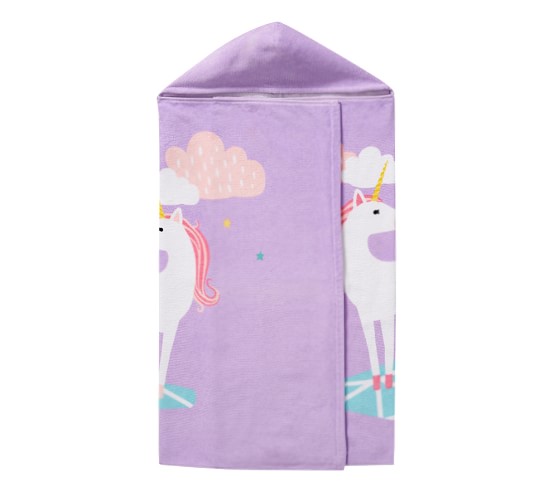 kids beach hooded towel