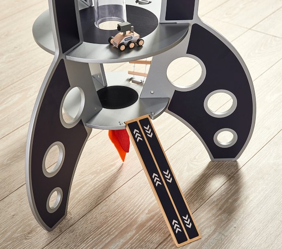 wooden rocket activity table