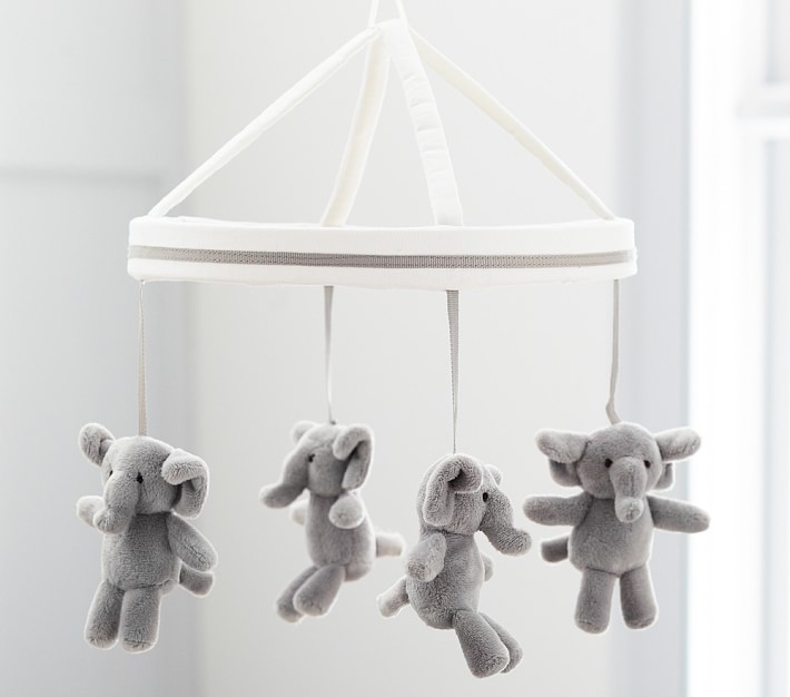 elephant baby mobile