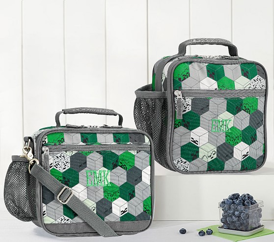 minecraft school bag and lunch box