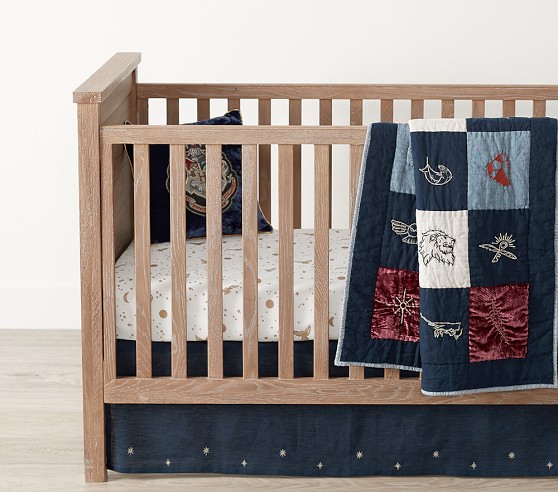 HARRY POTTER™ Embroidered Linen Crib 