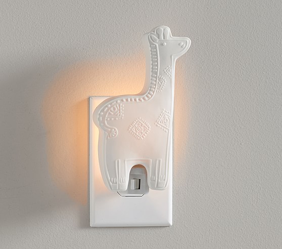 safari night light nursery