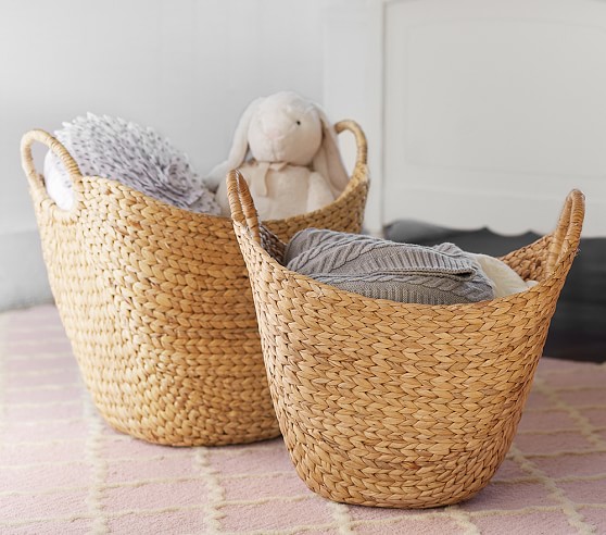 pottery barn kids storage baskets