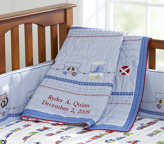 pottery barn baby quilt