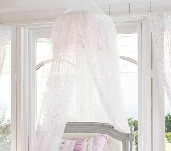 pottery barn kids canopy bed