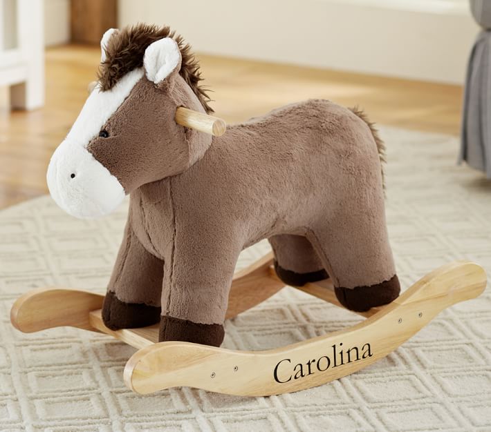 potterybarn rocking horse