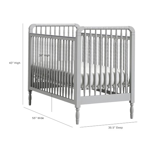 Elsie Spindle Convertible Baby Crib 