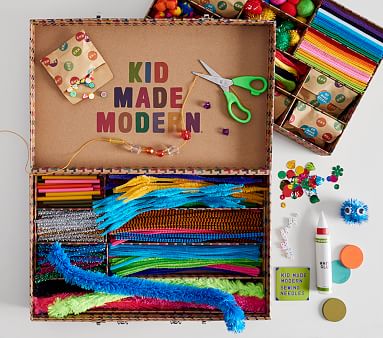 kid made modern arts and crafts library set