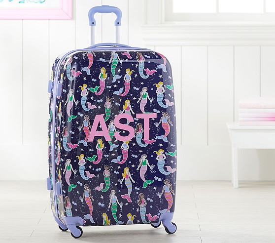 mermaid rolling luggage