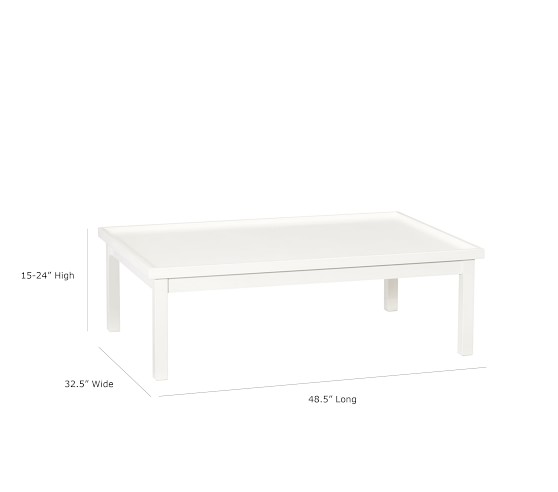 white play table with storage