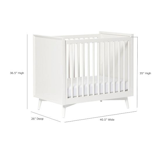 west elm mini crib review