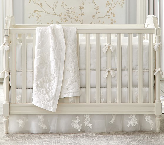 ivory crib sheet