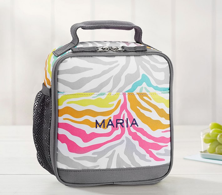 zebra lunch bag