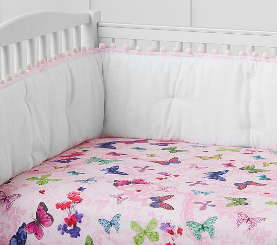 butterfly crib sheets