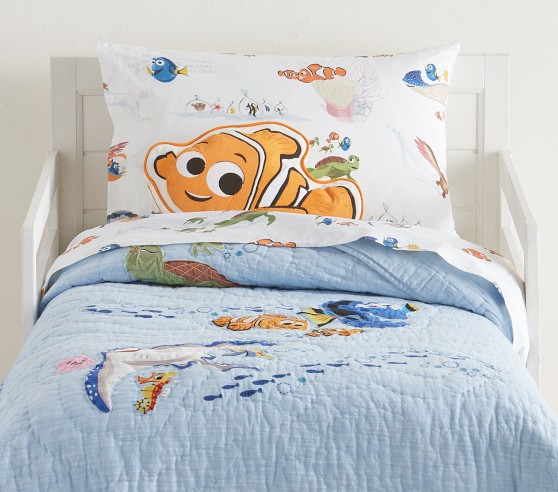 Disney And Pixar Finding Nemo Toddler Sheet Set Pillowcase Pottery Barn Kids - Nemo Bedding Set Disney And Pixar Finding Nemo Toddler Sheet Set Pillowcase Pottery Barn Kids - Nemo Bedding Set