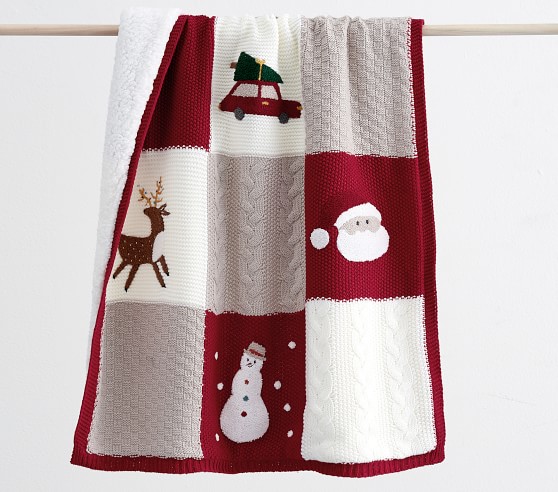 christmas baby blanket