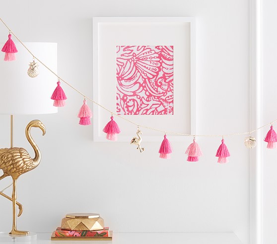 Lilly Pulitzer Tassel Garland Kids Wall Decor Pottery Barn Kids