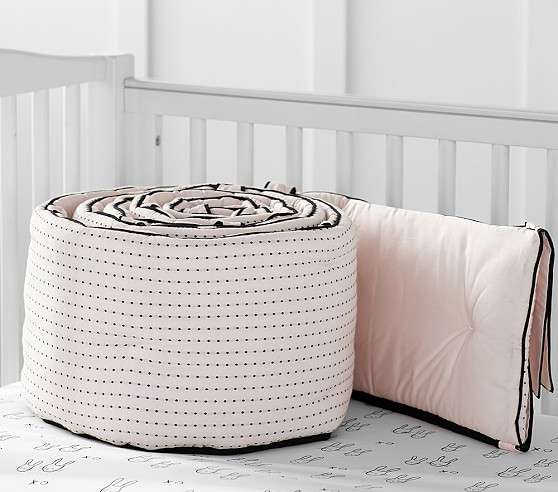 pottery barn crib bumpers