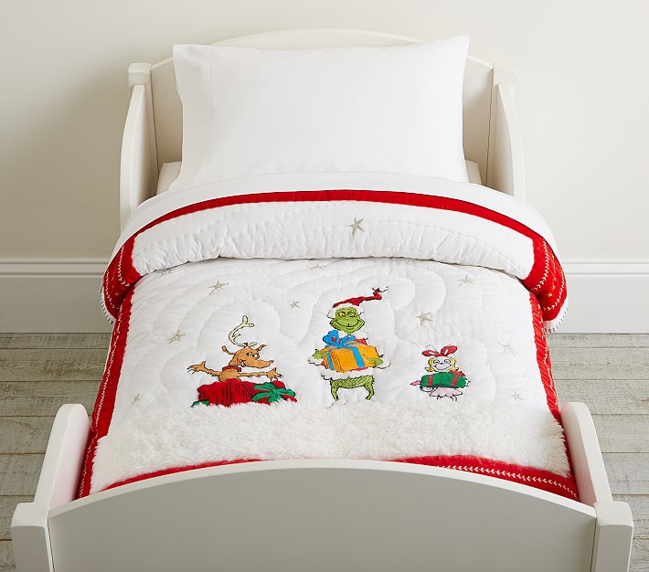 Dr. Seuss's The Grinch™ Toddler Quilt | Pottery Barn Kids