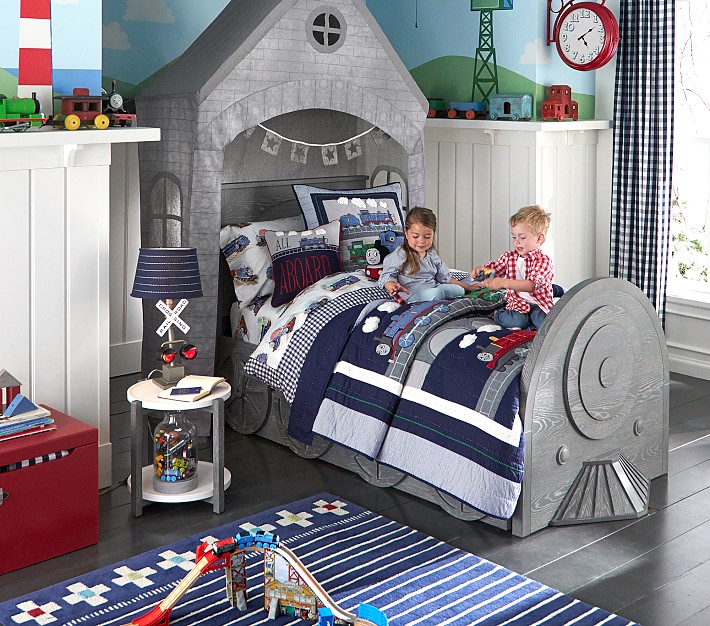 thomas the tank engine cot sheet set