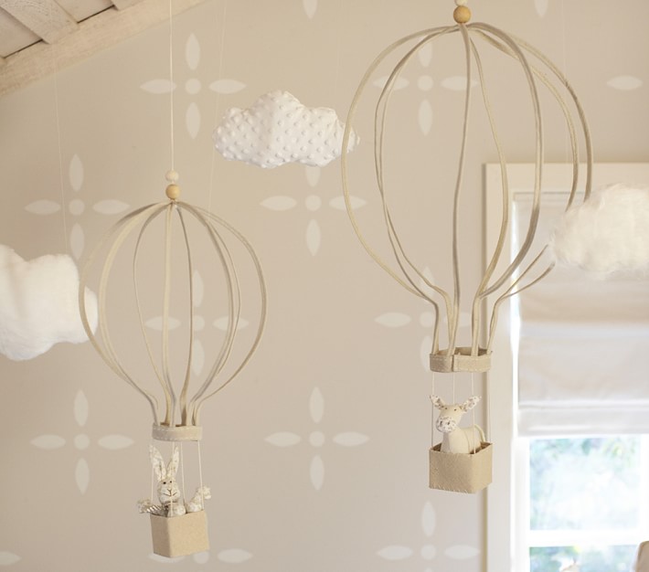 hot air balloon nursery ceiling light