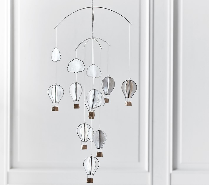 hot air balloon baby mobile