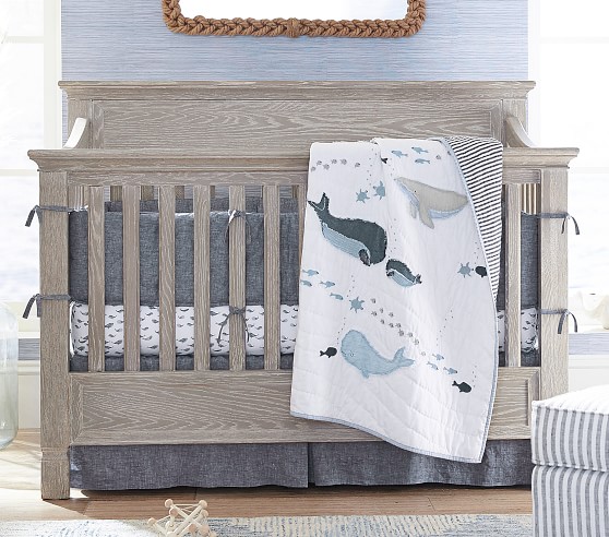 pink nautical crib bedding